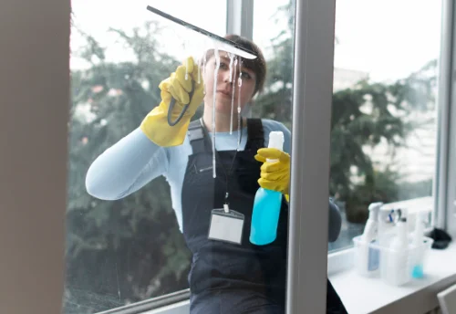 Nettoyage de vitres intérieures et extérieures à Brabant-le-Roi